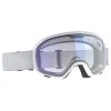 Masque De Ski Scott Unlimited II Otg Mineral White Illuminator Blue Chrome