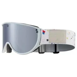 Masque De Ski Bolle Eco Blanca Ice White Matte Black Chrome