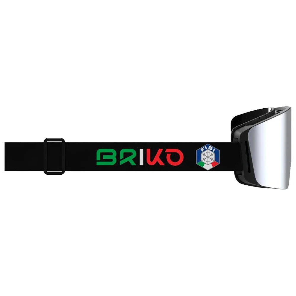 Masque De Ski Briko Gara Fis 8.8 Fisi Black White Silver Mirror 4 Masque De Ski Briko Gara Fis 8.8 Fisi Black White Silver Mirror – Image 2
