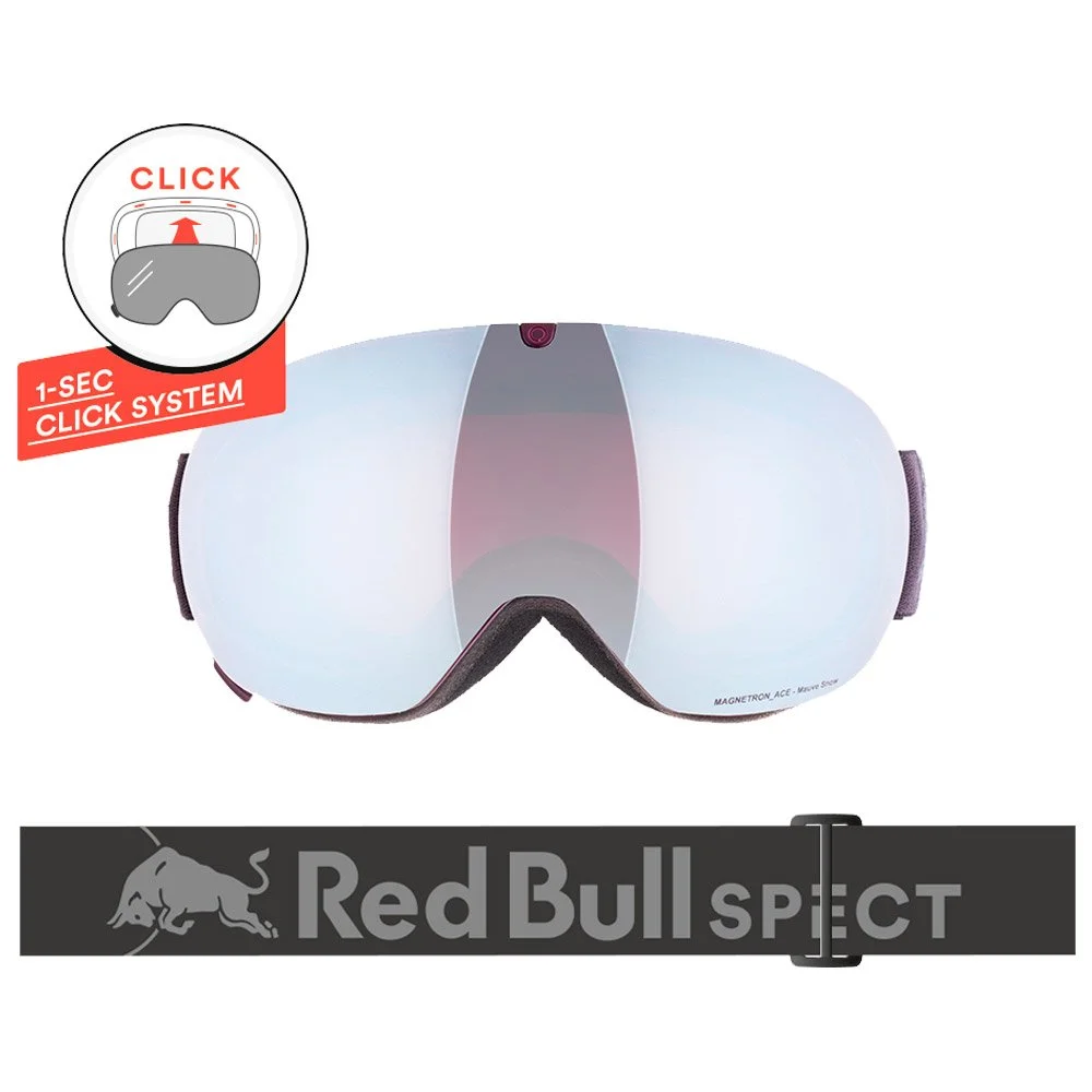 Masque De Ski Red Bull Spect Magnetron Ace Grey Matt Burgundy Red Silver Flash 5 Masque De Ski Red Bull Spect Magnetron Ace Grey Matt Burgundy Red Silver Flash – Image 3
