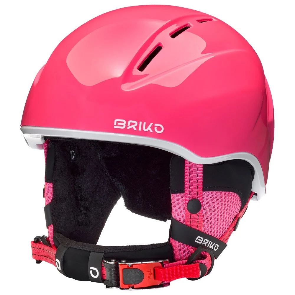 Casque Briko Kodiakino Kid Shiny French Rose White 3 Casque Briko Kodiakino Kid Shiny French Rose White