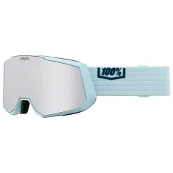 100% Masque De Ski 100 % Snowcraft XL Mason Hiper Grey Blue Silver ML Mirror + Hiper Pink Turquoise ML Mirror
