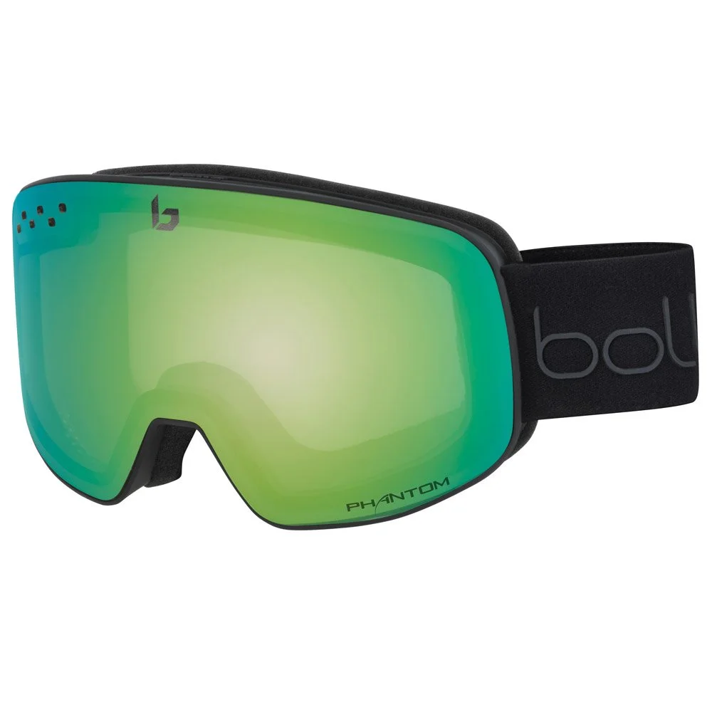 Masque De Ski Bolle Nevada Matte Black & Green Diagonal Phantom Green Emerald 3 Masque De Ski Bolle Nevada Matte Black & Green Diagonal Phantom Green Emerald