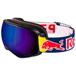 Masque De Ski Red Bull Spect Alley Oop Matte Black Blue Grey With Blue Mirror Snow