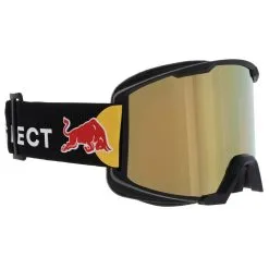 Masque De Ski Red Bull Spect Solo Matt Black Brown Gold Mirror Snow