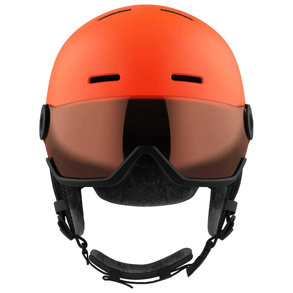 Casque Visière Salomon Grom Visor Flame Orange 5 Casque Visière Salomon Grom Visor Flame Orange – Image 3