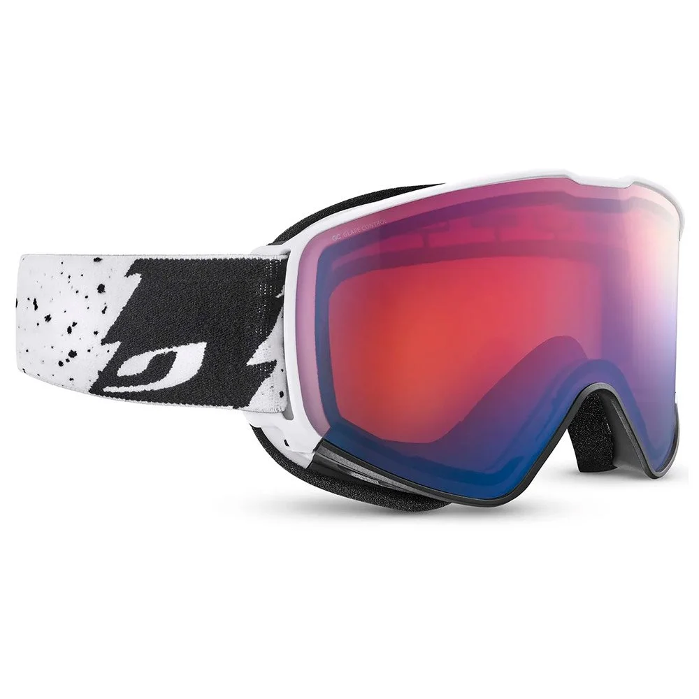 Masque De Ski Julbo Alpha Blanc Noir Rouge Spectron 2 Glare Control 3 Masque De Ski Julbo Alpha Blanc Noir Rouge Spectron 2 Glare Control