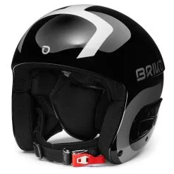 Casque Briko Vulcano Fis 6.8 Junior Shiny Black Silver