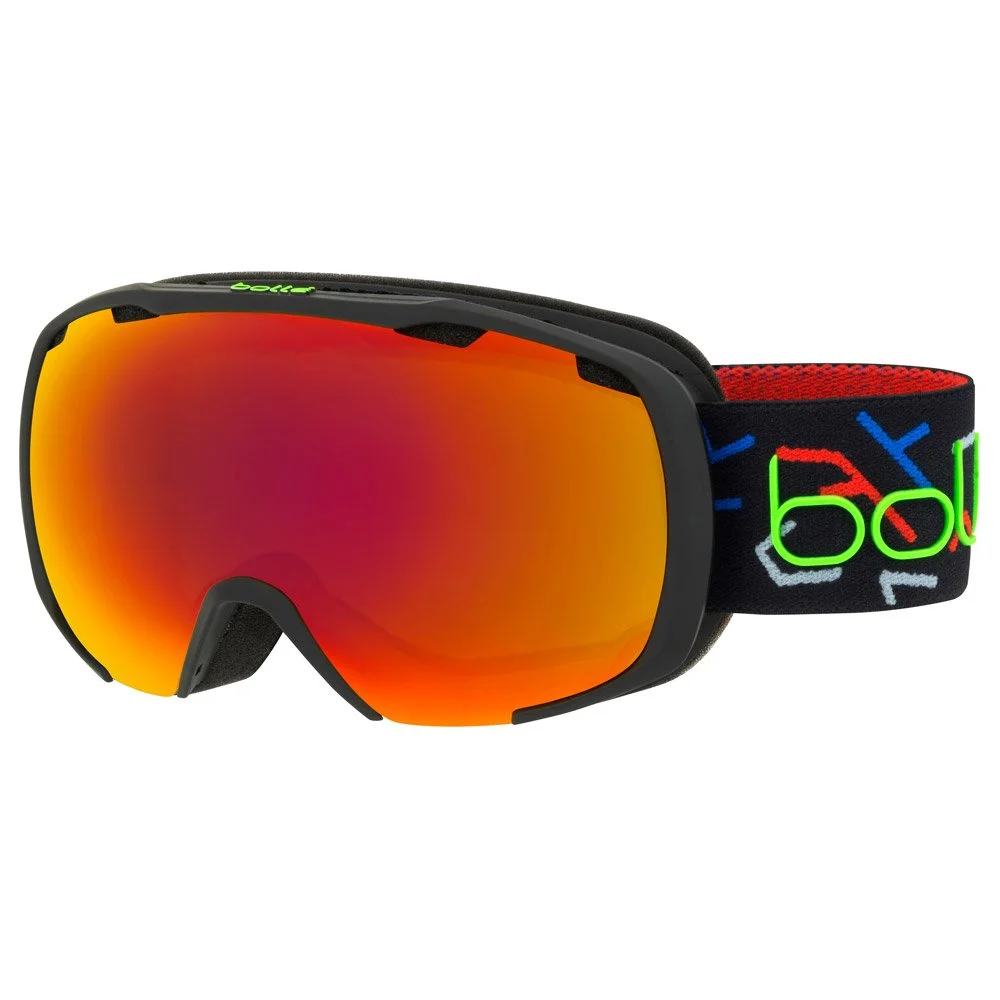 Masque De Ski Bolle Royal Matte Black & Green Sunrise 3 Masque De Ski Bolle Royal Matte Black & Green Sunrise