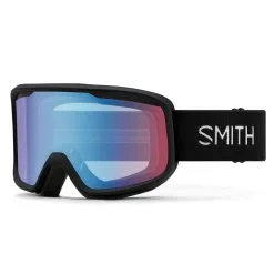 Masque De Ski Smith Frontier Black Blue Sensor Mirror