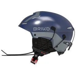 Casque Briko Slalom Epp Shiny Metallic Blue Silver