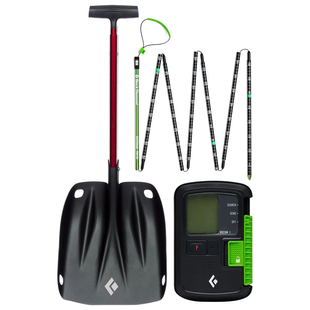 Pack ARVA Black Diamond Recon X Avy Safety Set No Colour 3 Pack ARVA Black Diamond Recon X Avy Safety Set No Colour