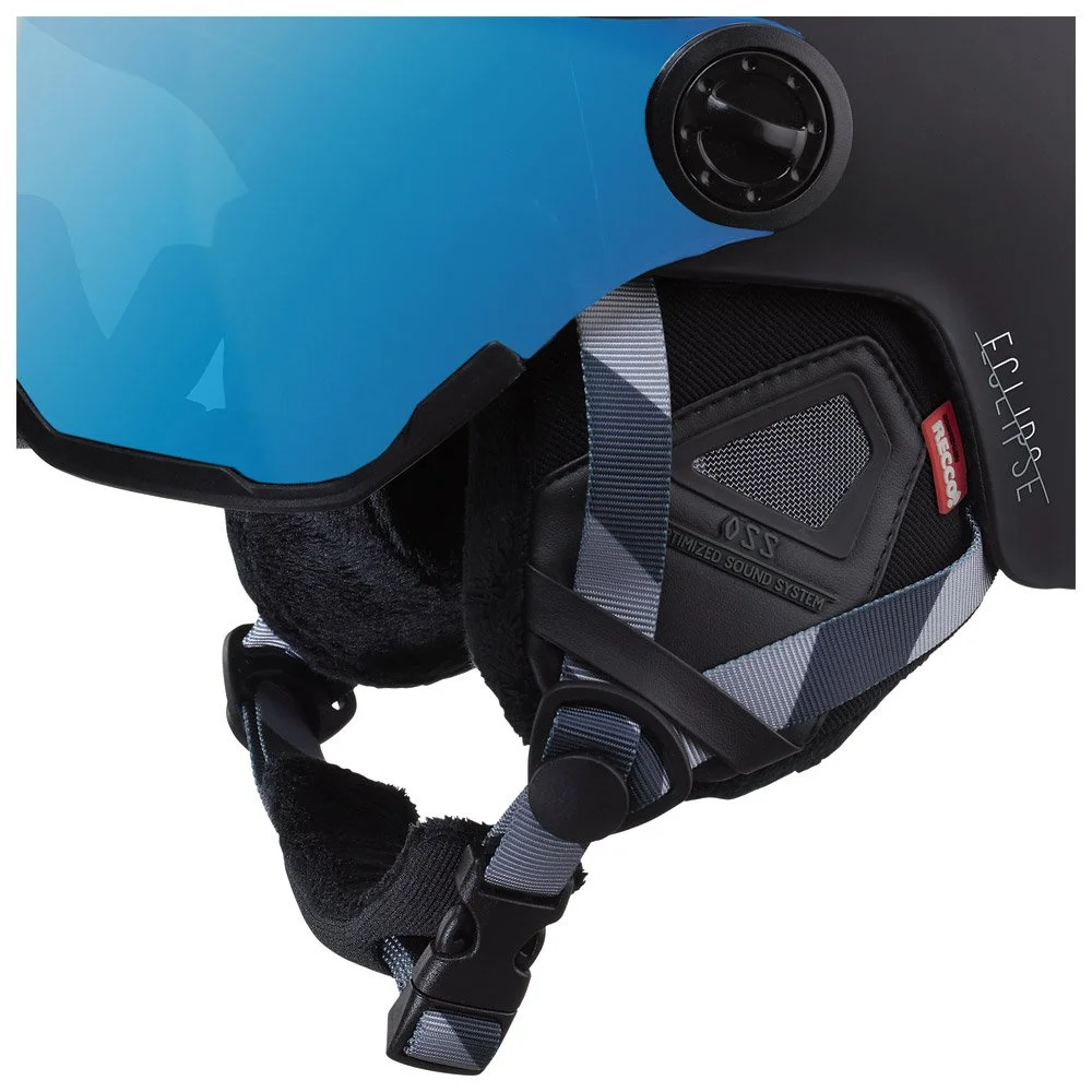 Casque Visière Cairn Eclipse Rescue Mat Black Blue Ium 4 Casque Visière Cairn Eclipse Rescue Mat Black Blue Ium – Image 2