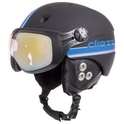 Casque Visière Diezz Glide Ventury Black Blue Activlux ML Gold Cat 1-3