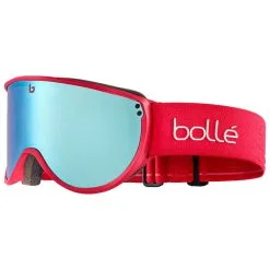 Masque De Ski Bolle Blanca Carmine Red Matte Azure