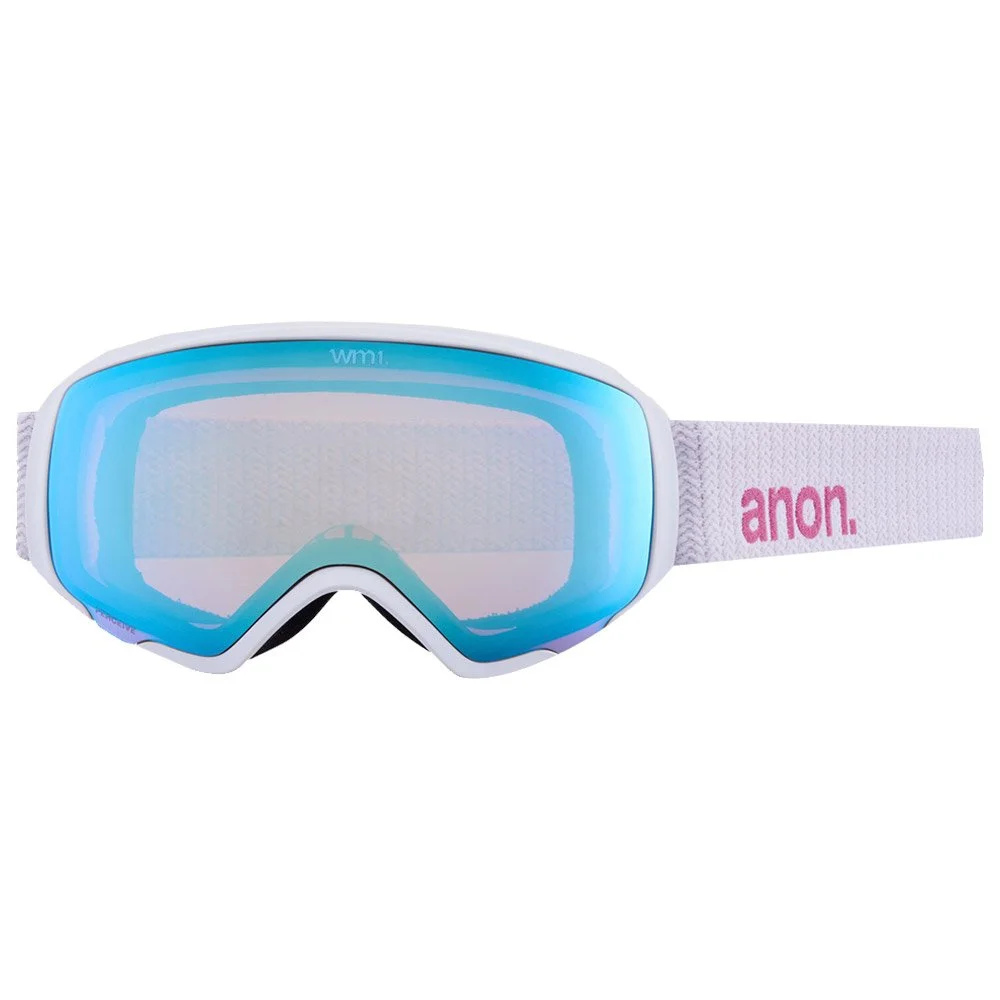Masque De Ski Anon WM1 MFI White Perceive Cloudy Pink + Perceive Variable Blue 7 Masque De Ski Anon WM1 MFI White Perceive Cloudy Pink + Perceive Variable Blue – Image 5