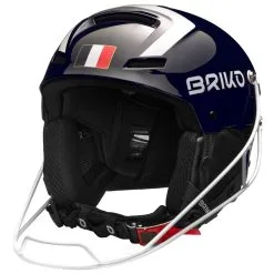 Casque Briko Slalom Epp - France Shiny Tangaroa Blue White