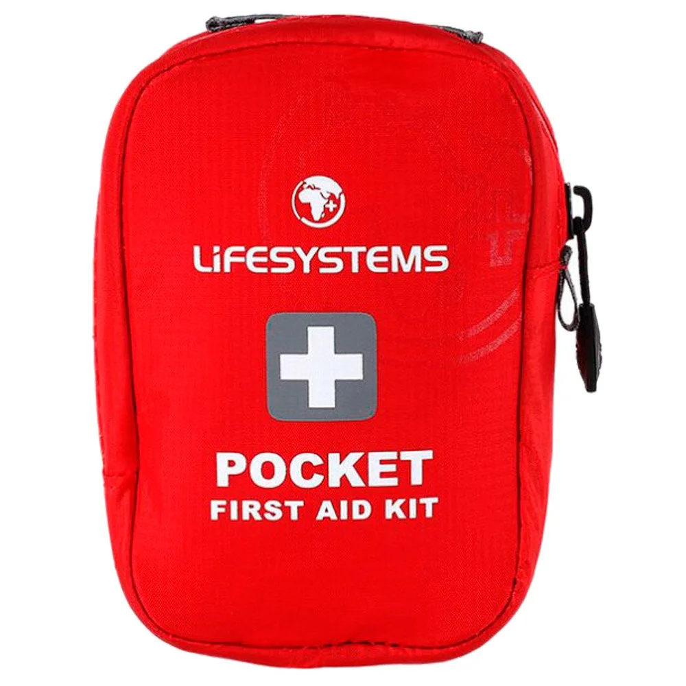 Premiers Secours Lifesystems Pocket First Aid Kit Red 2 Premiers Secours Lifesystems Pocket First Aid Kit Red