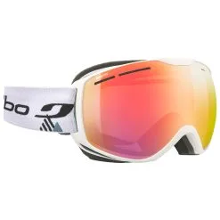 Masque De Ski Julbo Fusion Blanc Reactiv Performance Flash Rouge