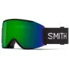 Masque De Ski Smith Squad Mag Black Chromapop Sun Green Mirror + Chromapop Storm Amber