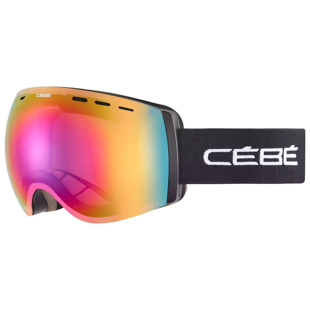Cébé Masque De Ski Cebe Cloud Black Matte Rose Flash Pink 3 Cébé Masque De Ski Cebe Cloud Black Matte Rose Flash Pink