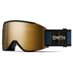 Masque De Ski Smith Squad Mag TNF Shady Blue X Smith Chromapop Sun Black Gold Mirror + Chromapop Storm Blue Sensor Mirror