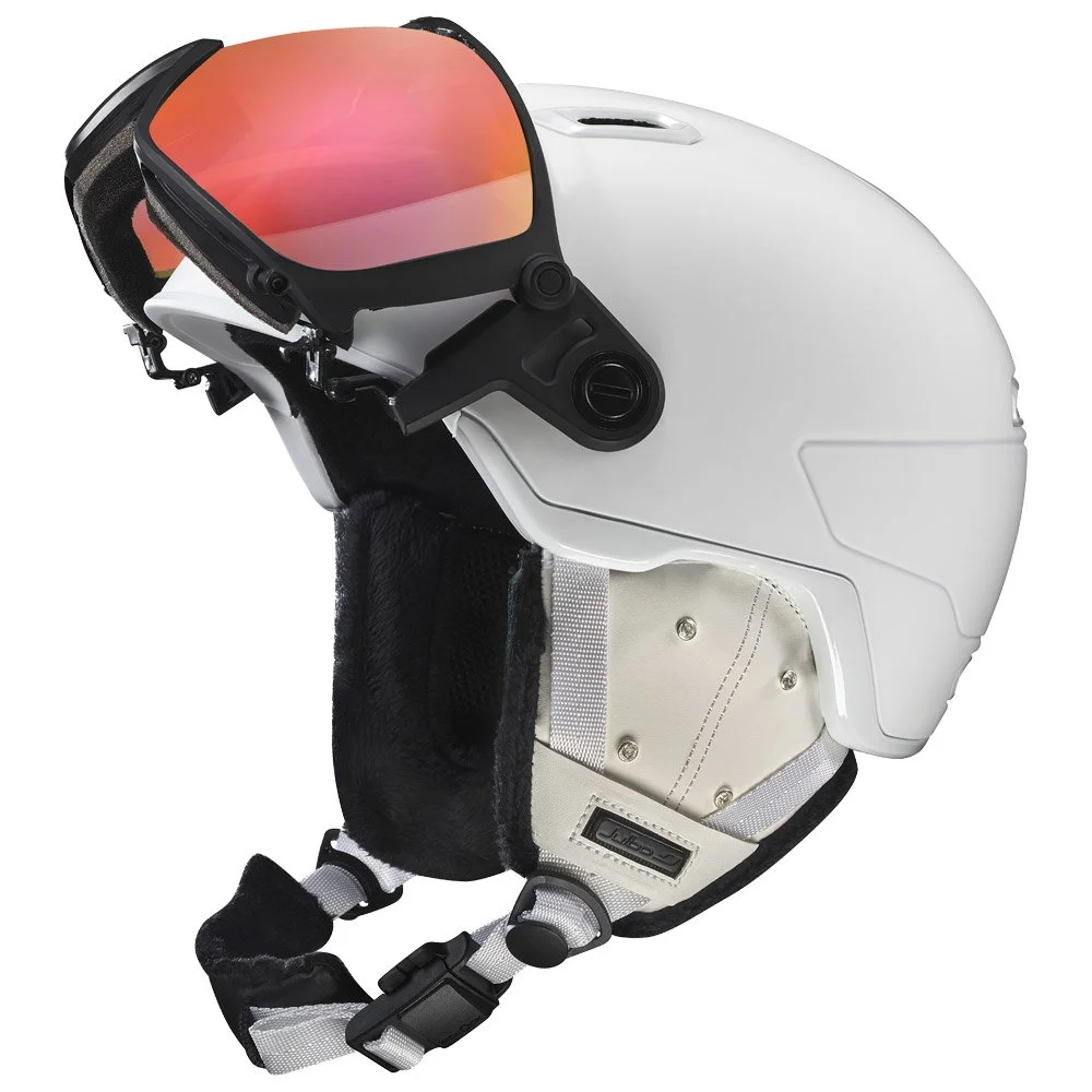 Casque Visière Julbo Globe Evo Blanc 6 Casque Visière Julbo Globe Evo Blanc – Image 4